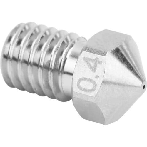 1 pc 3D Printer Nozzle 0.4mm Replacement Nickel Plated Brass Extruder Print Head Nozzle