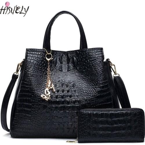 2 Set Fashion PU Leather Shoulder Bags 2021 Women Bag High Quality Ladies Handbags Tote Bag Purses Designer large Bolsos Mujer