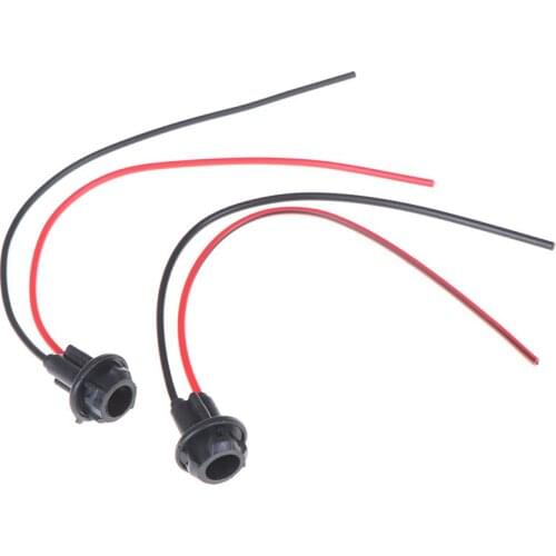 2pcs T10 W5W Soft Rubber Light Bulb Socket Lamp Holder Connector Car styling Lamp Holder Connector For Car Truck Boat