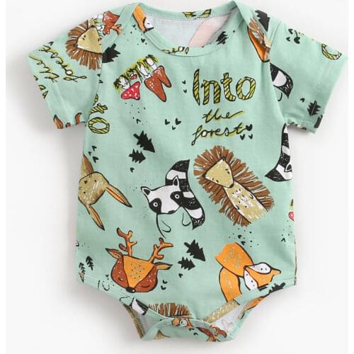 2021 Newborn Baby Bodysuit Children Clothing Twins Fashion Girls Boy Clothes Jumpsuit Girls Clothing Suit Cotton 0-36M Body