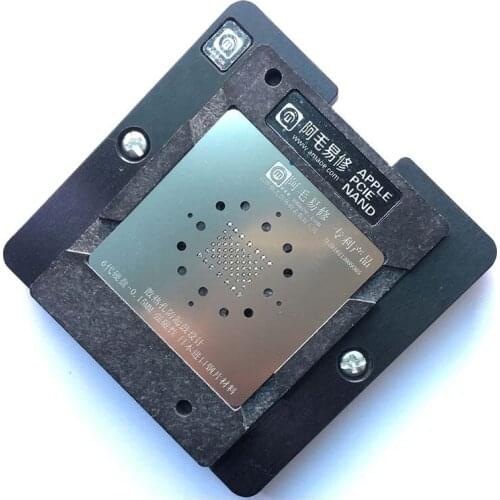 BGA Soldering Kit For iPhone NAND/PCIE Hard Disk Reballing jig Platform Adjustable Universal Positioning Fixture With Stencils