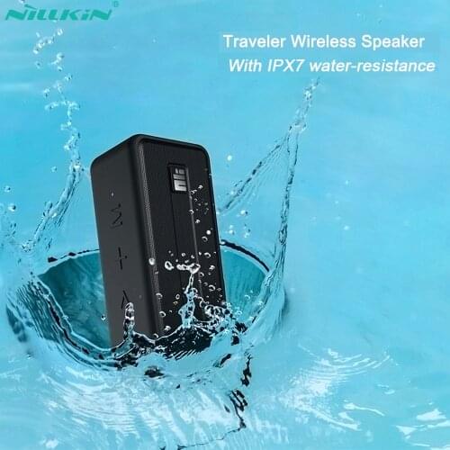 NILLKIN Bluetooth Speaker IPX7 Waterproof Portable Outdoor Speaker Bluetooth 5.0 Wireless Stereo Music surround Loudspeakers