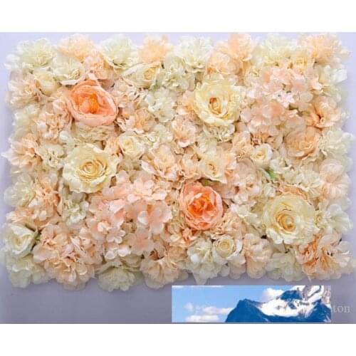 Flower wall Silk rose tracery wall encryption floral background artificial flowers creative wedding stage flower wall wedding