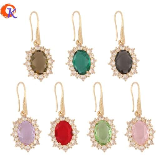 Cordial Design Fashion Jewelry/Crystal Earrings Hooks/Drop Earrings For Girls/Genuine Gold Plating/Hand Made/Earrings For Women