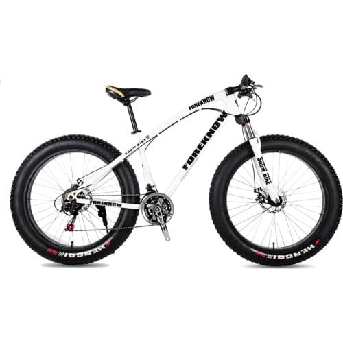 Variable speed off-road beach snowmobile 26-inch adult super wide large tire mountain bike male and female student bike