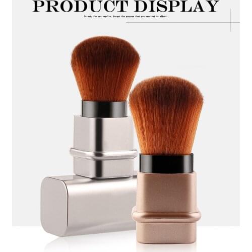 Square Retractable Blush Makeup Brush Foundation Brush Bb Cream Loose Powder Flat Brush Makeup Tool Fashion Compact Beauty Tool