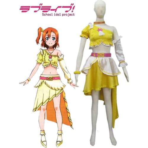 Love Live!Music start!! Kousaka Honoka Dress Cosplay Costume Halloween Women Dress O