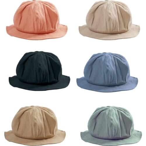 Floppy Beret Fisherman Hat Jellyfish Bucket Hat Wild Basin Hat Foldable Outdoor Leisure Without Makeup Girl Goout Hat