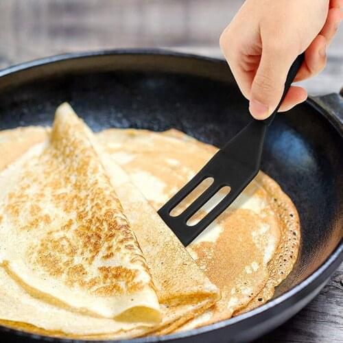 NHBR 2Pcs Brownie Serving Flexible Nonstick Silicone Serve Turner Heat-Resistant Cookie Spatula Slotted Spatula for Flip Egg