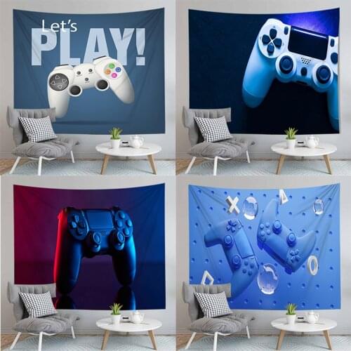 Teens Gamer Print Polyester Fabric Home Decor Rug Carpets Hanging Blanket Tapestry Wall Bedroom