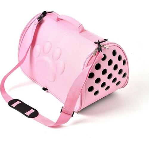 For dogs cat Folding Pet Carrier Cage Collapsible Puppy Crate Handbag Carrying Bags Pets Supplies Transport Chien Accessories WJ