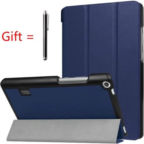 Slim Magnetic Folding Cover For Huawei MediaPad T3 7.0 WIFI BG2-W09 Funda Case For Huawei T3 7"3G BG2-U01 Stand cases+Stylus Pen