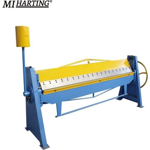 WS-2x1500B mode enhanced hand operated manual sheet metal folding machine,metal pan and box folding machine
