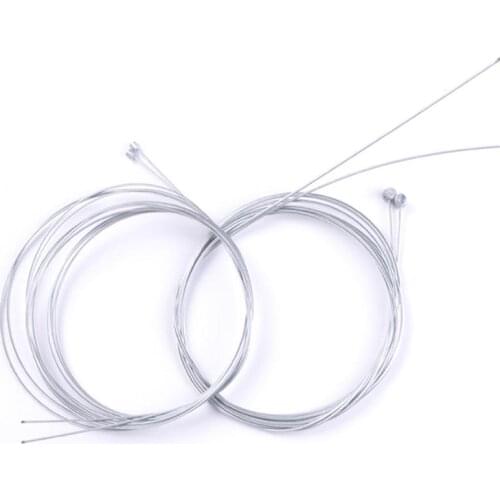 1.8m Brake Cable/2.1m Shift Cable MTB Bicycle Brake Line Bike Speed Line Fixed Gear Shifter Gear Brake Cable Set Core Inner Wire