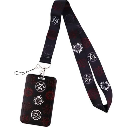 ER451 TV Show Supernatural Bank Credit Card Holder Wallet Bus ID Name Work Card Holder For Child Card Cover Business Card