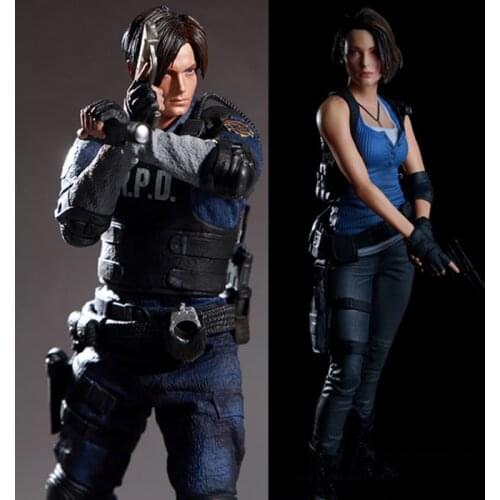 Jill Valentine Figure Game Character Leon Scott Kennedy Action Figure Collectable Model Toy