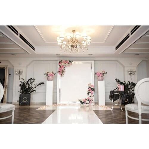 Living Room Flowers Vase Droplight Photo Background Computer Printed Backdrops for Baby Children Photoshoot Photography Props