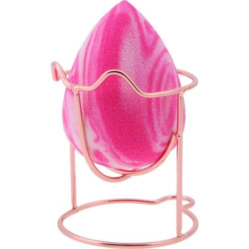 Cat Pattern Cosmetic Water Drop Egg Puff Stand Bracket Puff Drying Holder Bedroom Powder Puff Rack Makeup Egg Rack Makeup Tools