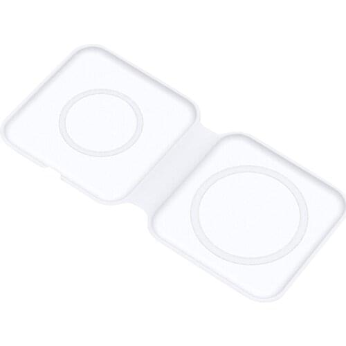 Magnetic Wireless Charger 15W for iPhone 12 Pro Max 12 Pro 12 Mini Foldabe Dual Wireless Charging Pad Station for Apple Watch