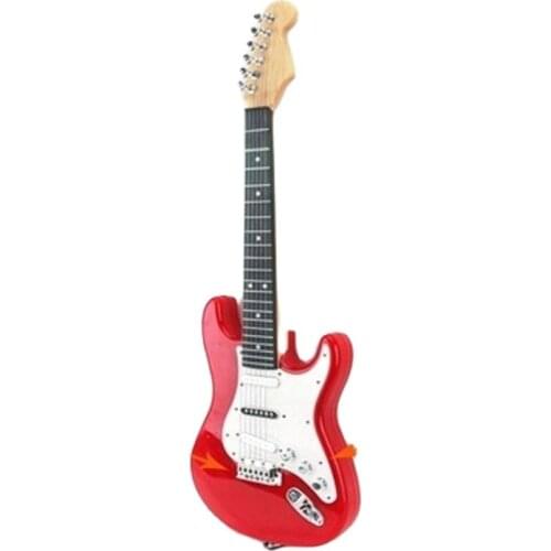 Multifunctional electronic guitar bass can play guitar musical toys childrens simulation musical instruments