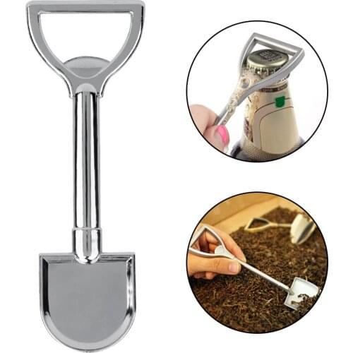 2017 New Multi-purpose Bottle Opener Stainless Steel Shovel Spoon Bottle Beer Cute Soda Juice Opener Easy To Use