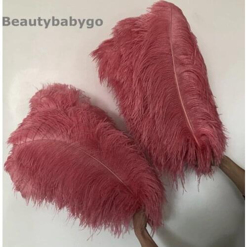 NEW Water Melon Ostrich Feather 25Pcs/lot 70-75CM DIY Jewelrys Making Wedding Party decoration plumes and feathers for crafts