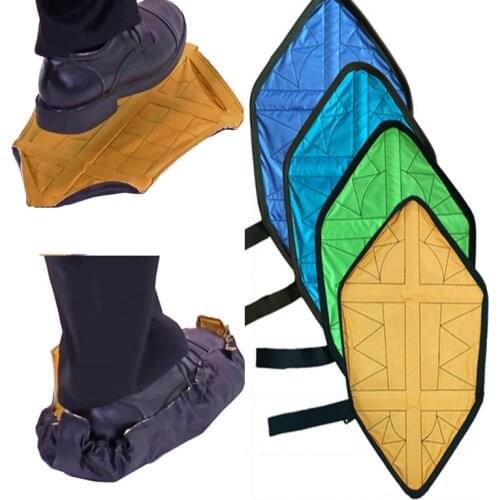 2020 New Step in Sock Reusable Shoe Cover One Step Hand Free Sock Shoe Covers Durable Portable Automatic Shoe Covers 2pcs/pair