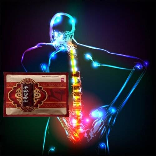 2020 New 8Pcs/Bag Far Infrared Ganoderma lucidum Pain Relief Plasters Knee Injury Muscle Fatigue Body Massage Patch