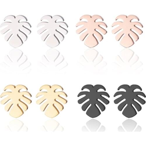 Wholesale Punk Fashion Ladies Earrings Golden Spider Earrings Stainless Steel Jewelry Gold Animal Insect Earrings Ladies Gifts