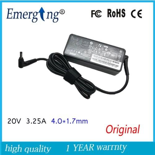 65W 20V 3.25A 4.0*1.7mm Original Charger Supply Laptop Adapter For Lenovo yoga 510 710 B50-10