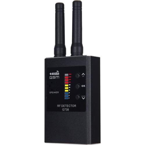 Professional version T6000 Anti-Spy GPS Signal Lens RF Tracker Camera GSM SPY Detector Anti Candid Camera Tracker Wireless Find