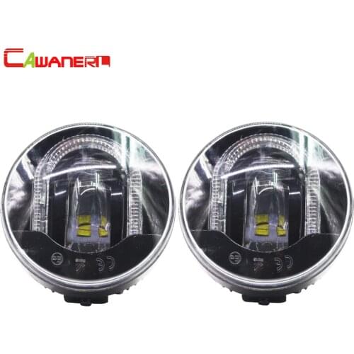Cawanerl For Land Rover Range Rover Sport Freelander 2 Range Rover Discovery 4 Car LED Fog Light Daytime Running Lamp DRL 12V