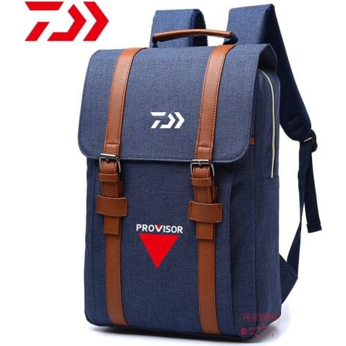 Daiwa Fishing Backpack Simple Travel Bag Unisex Outdoor Sports Mountaineering Breathable Wear-resistant Waterproof Fishing Bag