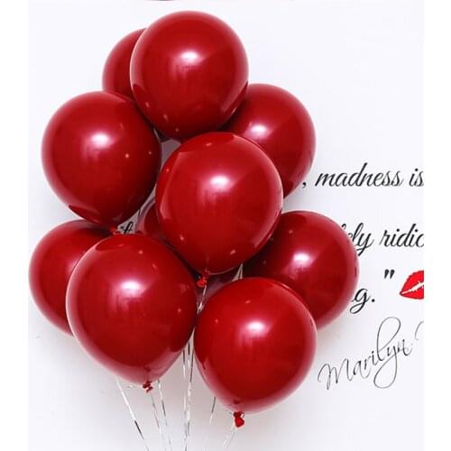 10pcs/lot Metallic Gold Silver Blue Rose Green Purple Ballon Wedding Happy Birthday Latex Metal Chrome Balloons Air Helium Balon