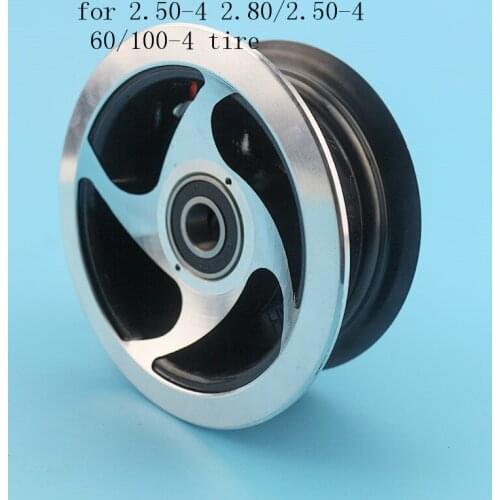 Super 3.00-4 3.50-4 4.10-4 4.10/3.50-4 9x3.50-4 tyre tire use 4 inch alloy wheel rim Keyway hub for Gas scooter bike motorcycle