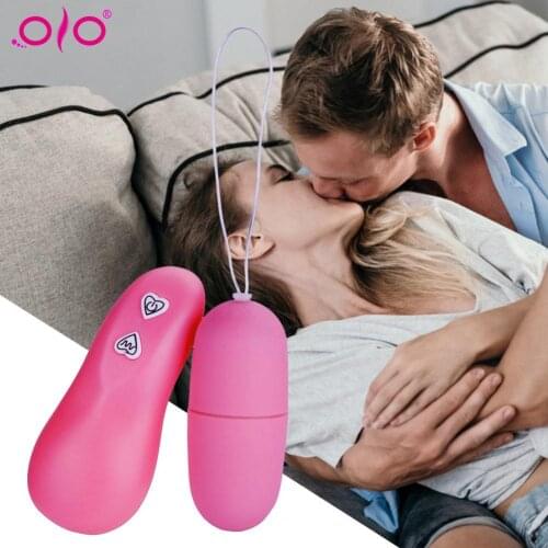 OLO Portable Wireless Remote Control Vibrator Vibrating Eggs Balls Vibrator G Spot Clitoris Massager Adult Sex toy for Women