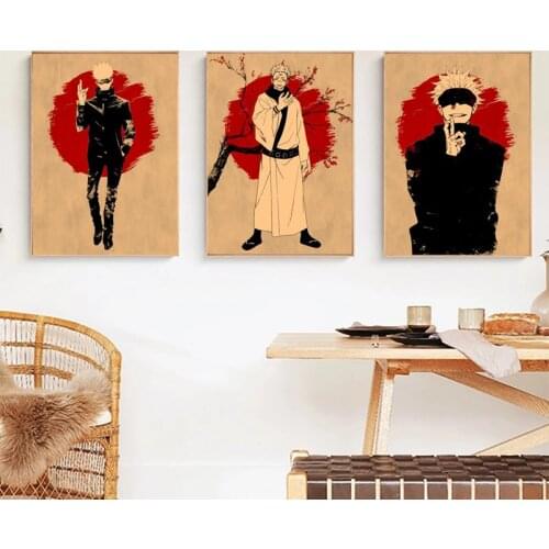 Modern Canvans Painting Character Cool Action Anime Posters and Prints Home Decoration for Living Room Home Wall Art Posters