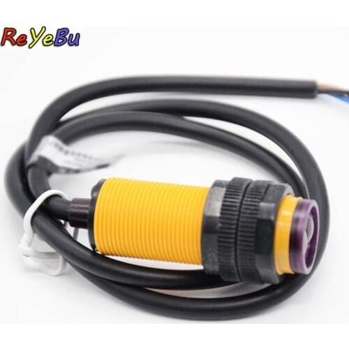 Smart Car Robot Infrared Obstacle Avoidance Photoelectric Sensor Proximity Switch 3-80cm Detection Range Adjustable E18-D80NK