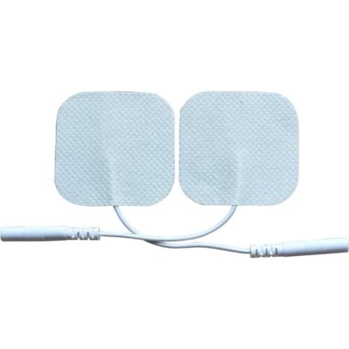 1pair Square Non-woven Self Adhesive Replacement Electrode Pad For Muscle Stimulator TENS Physiotherapy Machine Pads 4*4cm/5*5cm