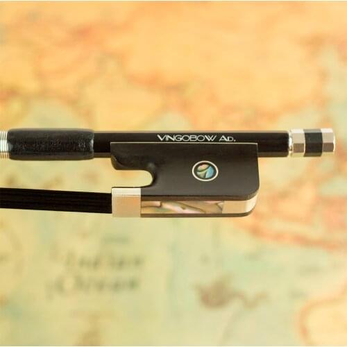 3/4 Size Carbon Fibre CELLO BOW Ebony Frog Nickel Silver Mounted Natural Black Horsehair Cello Parts Accessories 100CB