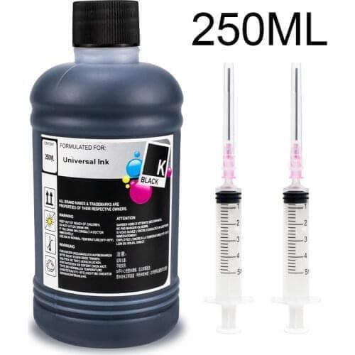 4 Color 250ml bottle Universal Compatible Refill Dye Ink For HP 4000 4020 4500 4520 1050 1055 100 500 800 510 printer