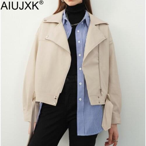 Женские кожаные куртки AIUJXK China At AliExpress
