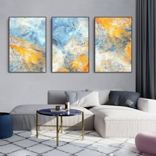 Color Abstract Canvas Poster Print Modern Wall Art Painting Artwork Minimalist Picture Living Room Bedroom Home Decor