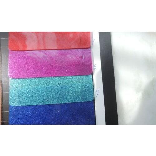 For luggage, handbags materials, sporting goods materials holographic laced with gold laser pvc plastic fabric type