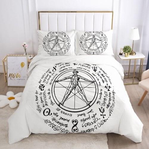 3D Magic Bedding set Duvet cover set Quilt covers Comforter case Pillowcase King Queen Full Twin Size Bed Linens Home Textile