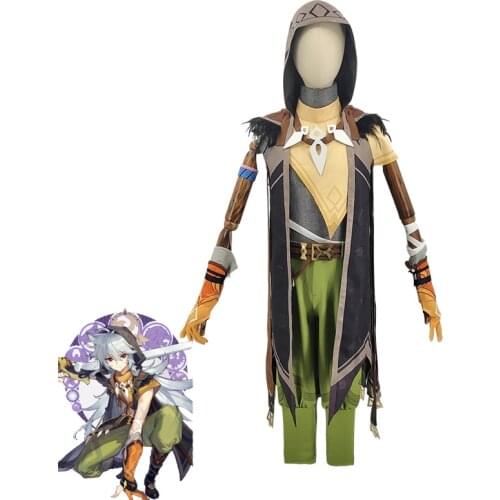 Game Genshin Impact Running Wolf RAZOR Cosplay Costume Anime Fancy Outfits Full Set Halloween Carnival Uniforms Custom Made
