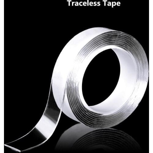 Multifunction Traceless Tape Creative Transparent Waterproof Moisture-proof Repair Universal Paste Strong Stick Punch-free Films