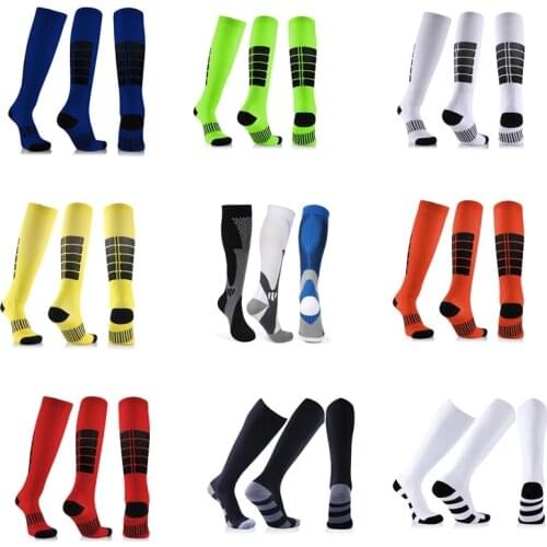 1/3/4 Pairs Compression Socks Women Men Knee High Sports Socks For Running Marathon Cycling Edema Diabetes Varicose Veins Socks
