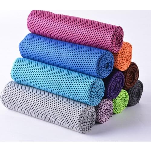 Cooling Towel Ice Towel Soft Breathable Chilly Towel Microfiber Towel for Yoga Sport Running Gym Workout Camping Fitness