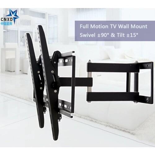 Full Motion Tilt Swivel TV Bracket Articulating TV Wall Mount Led Stand Holder for 26''-50''LCD LED Plasma 3D TV
